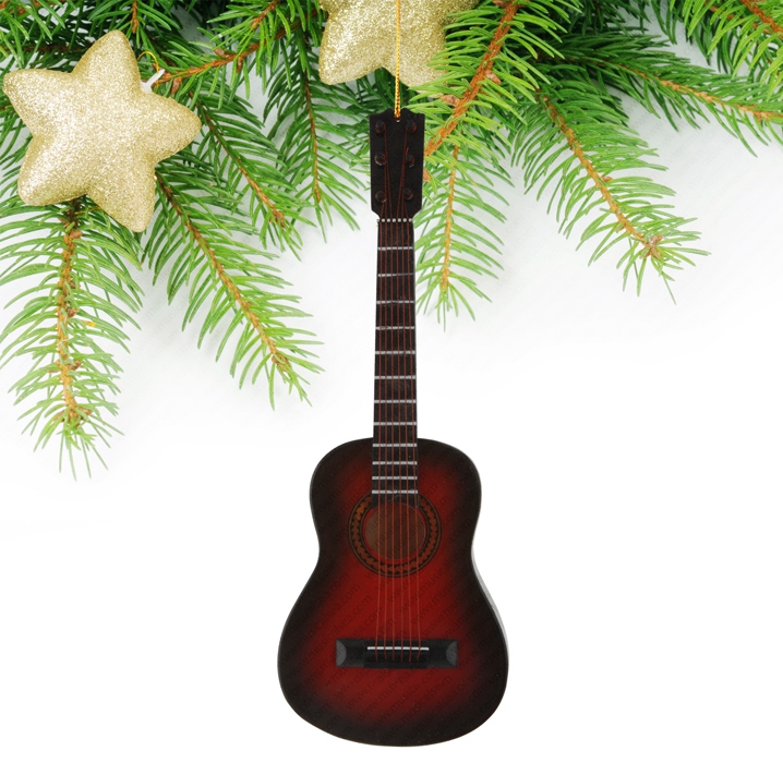 Miniature Black&Red Guitar-TGU3